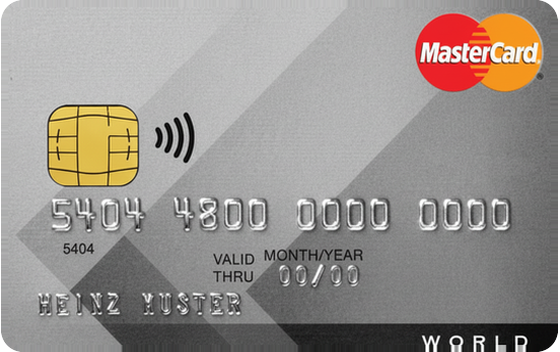 Bank Cler World Mastercard Silber