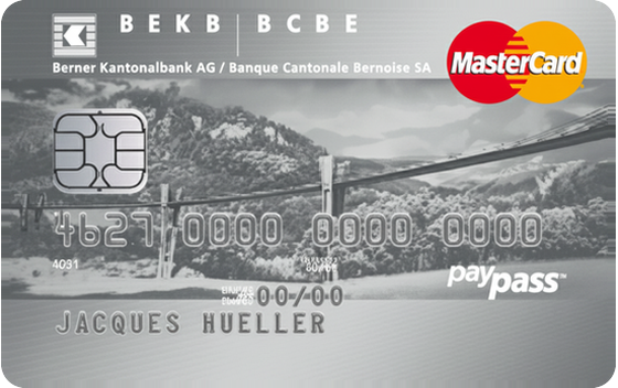 BEKB Mastercard Silber