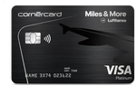 Cornèrcard Miles & More Kombi-Angebot Platinum