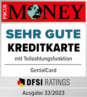 Hanseatic Bank GenialCard: Sehr gute Kreditkarte mit Teilzahlungsfunktion (Focus Money 08.2023).