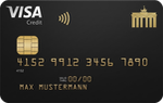Deutschland-Kreditkarte Visa Gold
