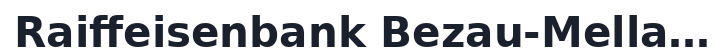 Raiffeisenbank Bezau-Mellau-Bizau